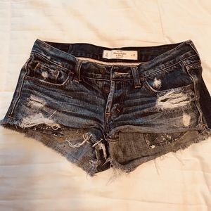 Ripped Abercrombie and Fitch Shorts